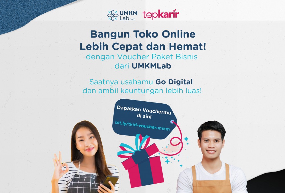 Bangun Toko Online Lebih Mudah dengan Voucher Langganan dari UMKMLab | TopKarir.com